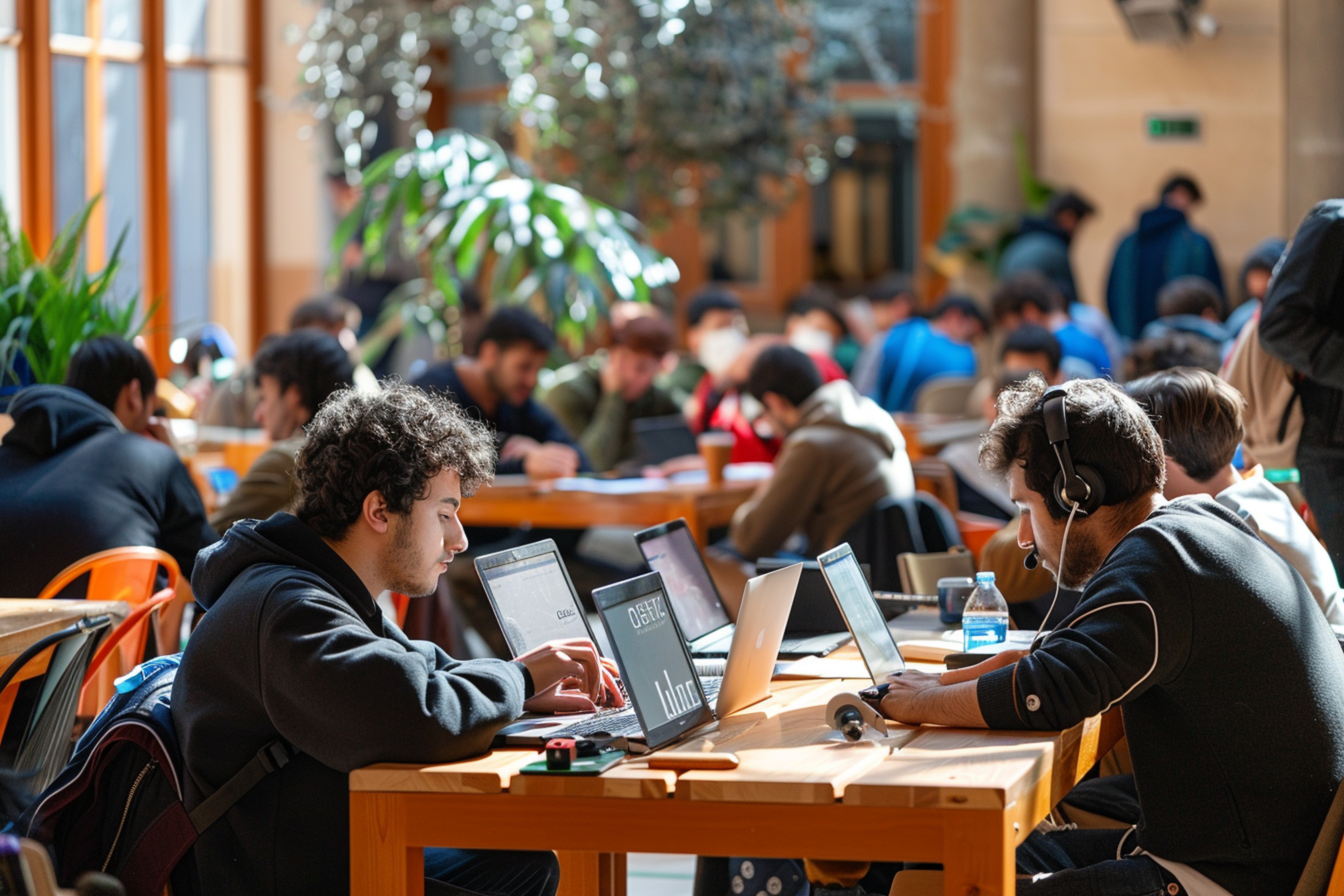 Panel discussion at a conference